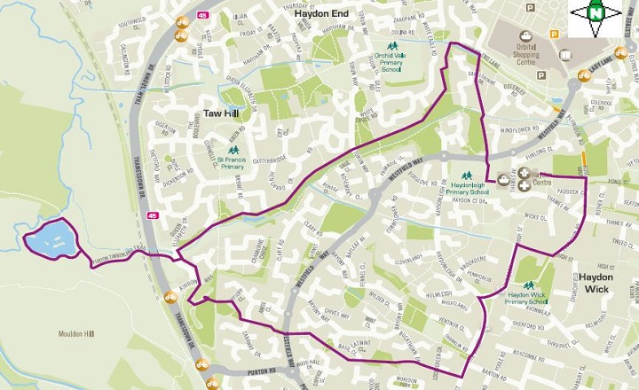 car free cycle routes near me